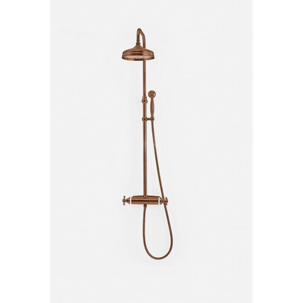 Duschbyggarna Takduschset Lady Koppar / Termostatblandare / 160 mm SKU DUB-28939RA EAN 7340138728647
