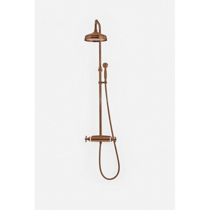 Duschbyggarna Takduschset Lady Koppar / Termostatblandare / 160 mm SKU DUB-28939RA EAN 7340138728647