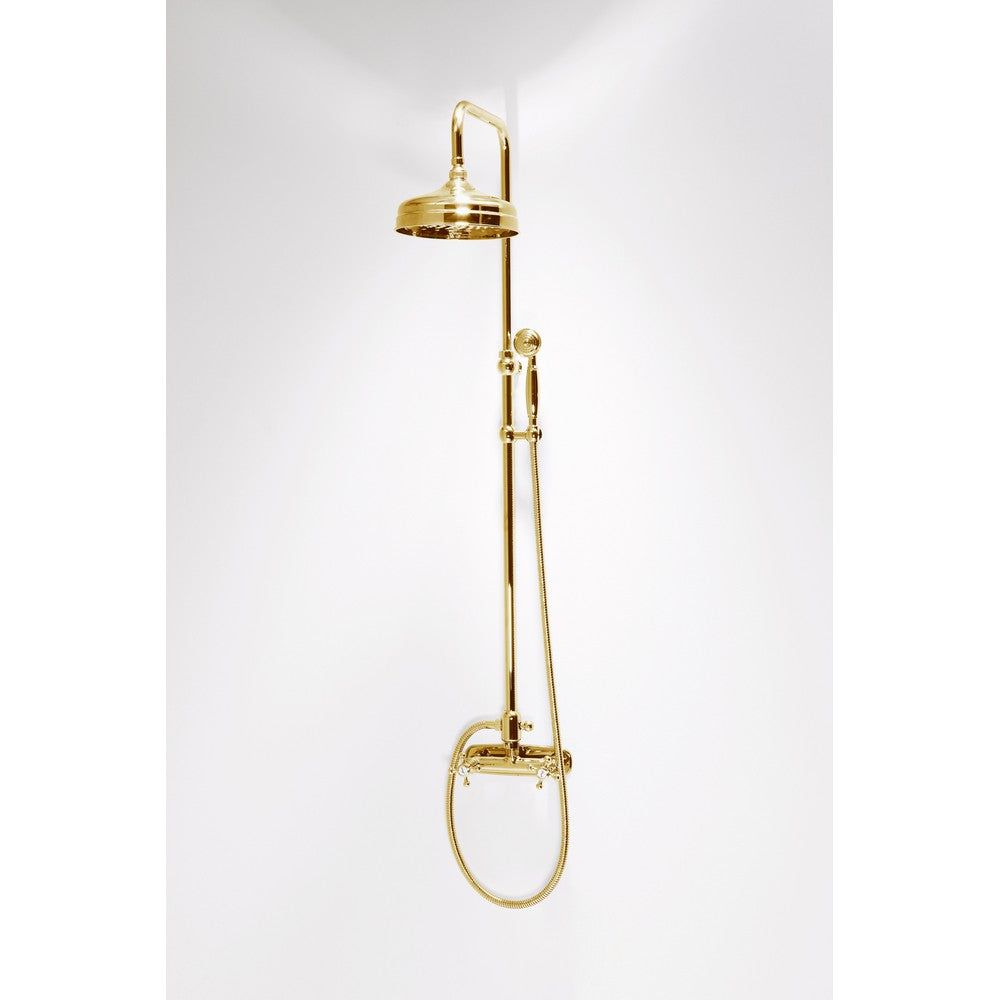Duschbyggarna Takduschset Lady Guld / Tvågreppsblandare / 150 mm SKU DUB-28941DO EAN 7340138703460