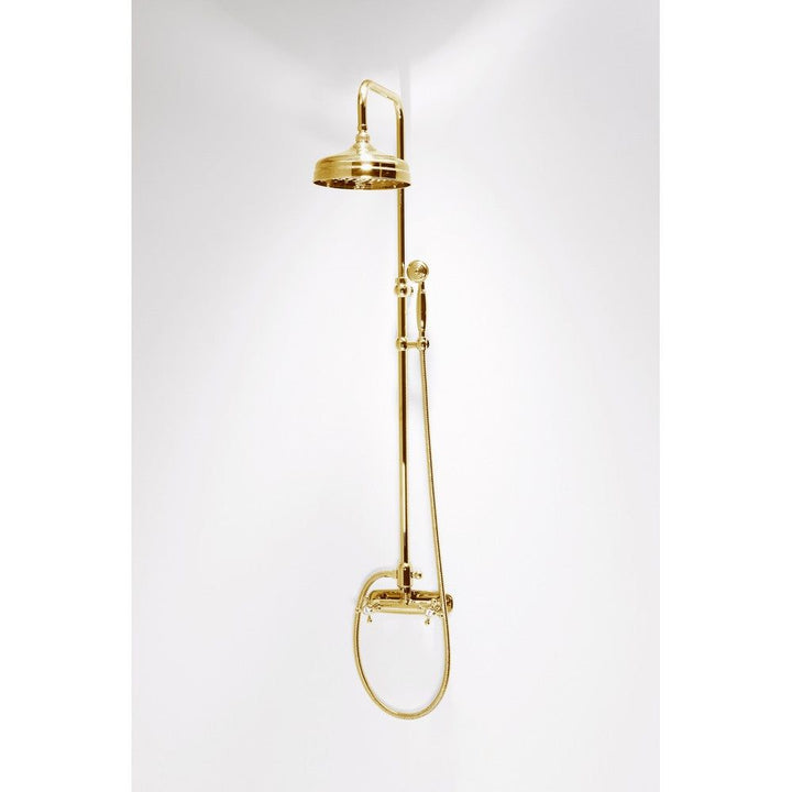Duschbyggarna Takduschset Lady Guld / Tvågreppsblandare / 150 mm SKU DUB-28941DO EAN 7340138703460