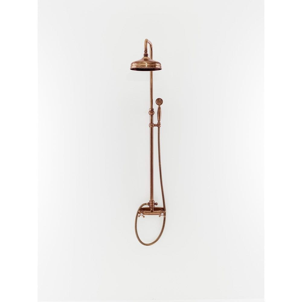 Duschbyggarna Takduschset Lady Koppar / Tvågreppsblandare / 150 mm SKU DUB-28941RA EAN 7340138728654