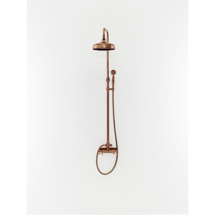 Duschbyggarna Takduschset Lady Koppar / Tvågreppsblandare / 150 mm SKU DUB-28941RA EAN 7340138728654