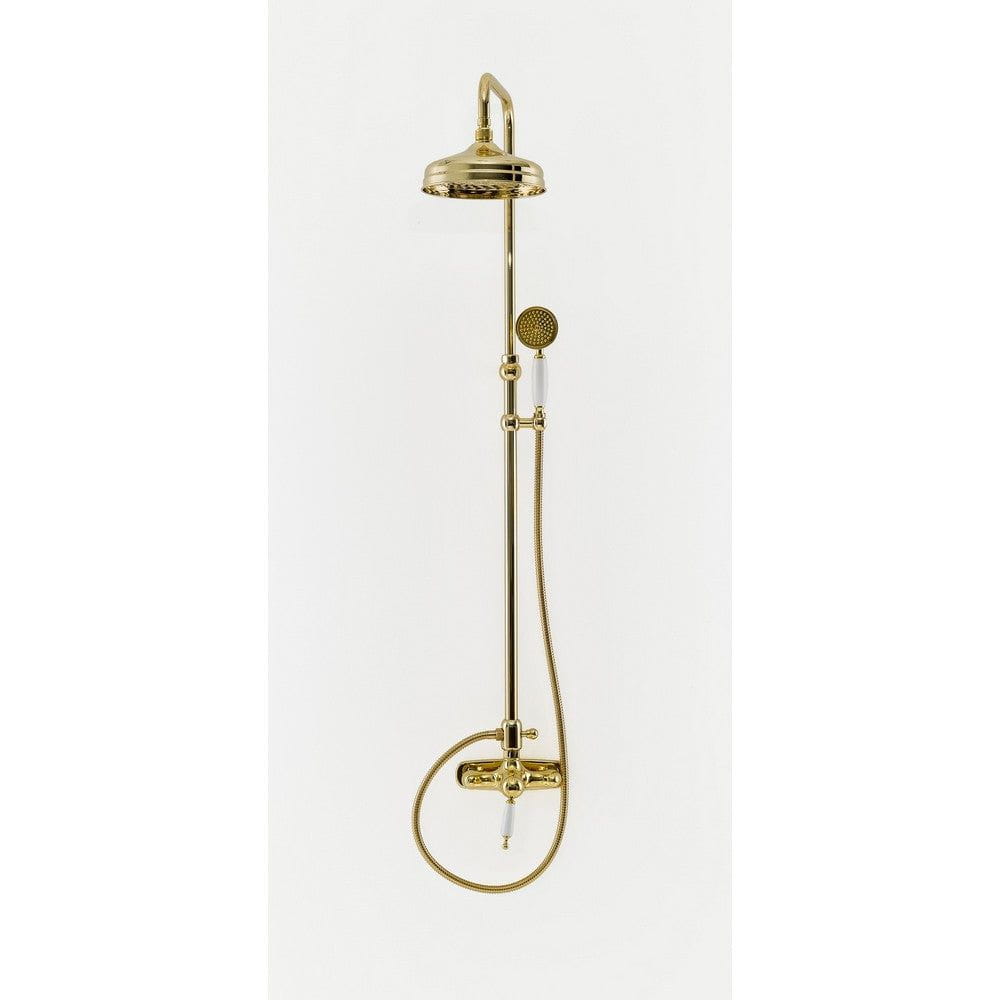 Duschbyggarna Takduschset Oxford Guld / Ettgreppsblandare / 150 mm SKU DUB-28940DO EAN 7340138703224