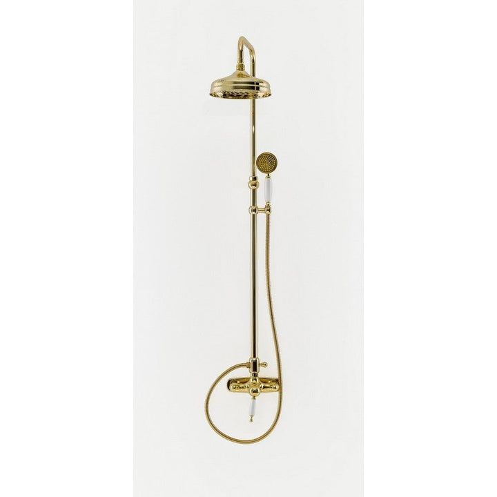Duschbyggarna Takduschset Oxford Guld / Ettgreppsblandare / 150 mm SKU DUB-28940DO EAN 7340138703224