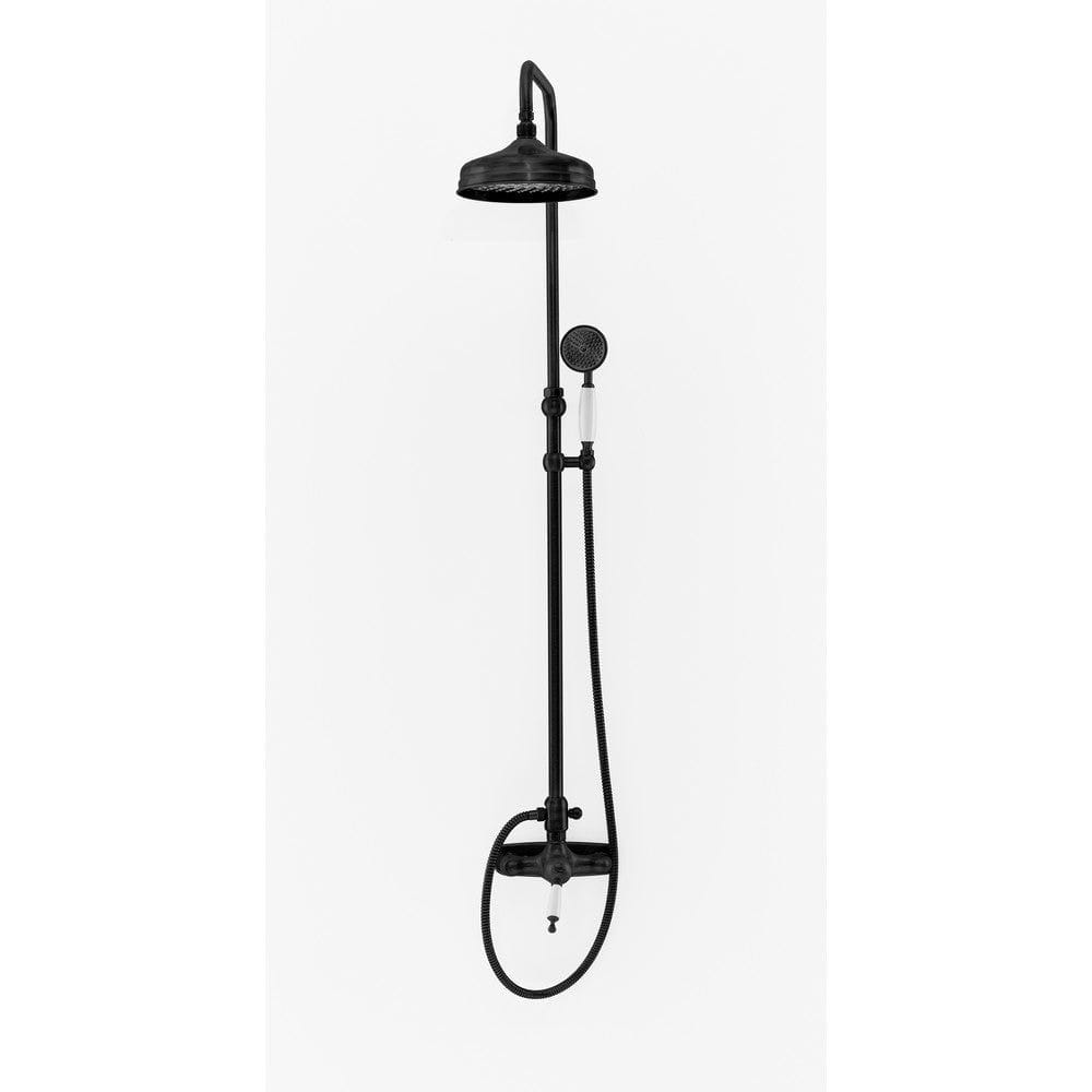 Duschbyggarna Takduschset Oxford Mattsvart / Ettgreppsblandare / 150 mm SKU DUB-28940SV EAN 7340138728586
