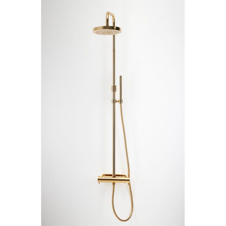 Duschbyggarna Takduschset Rondo 220 Guld / För dusch / 160 mm SKU DUB-28932DO EAN 7340138703729