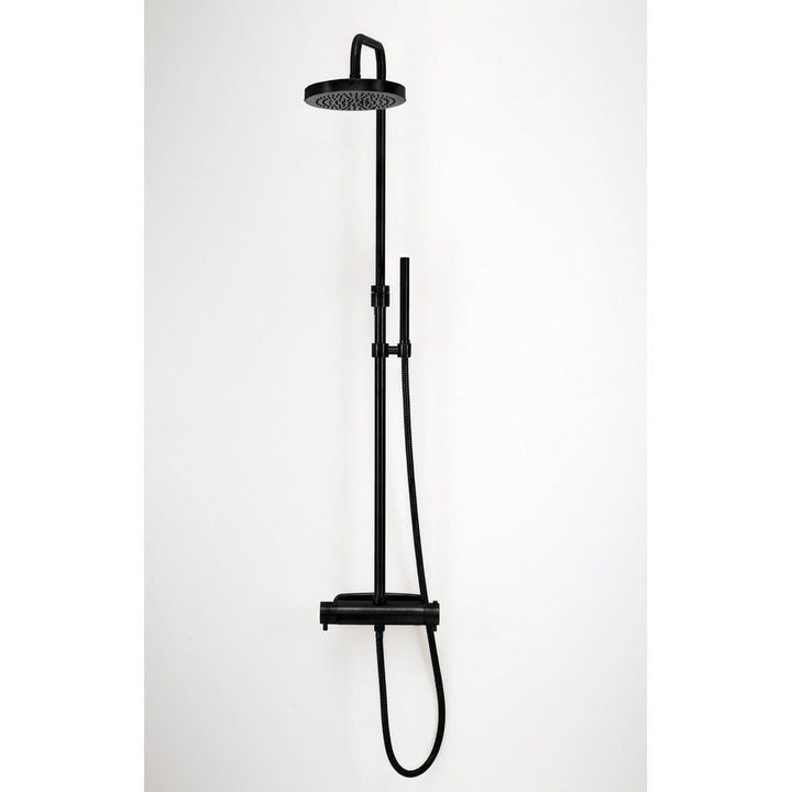 Duschbyggarna Takduschset Rondo 220 Svart Matt / För dusch / 160 mm SKU DUB-28932SV EAN 7340138728951