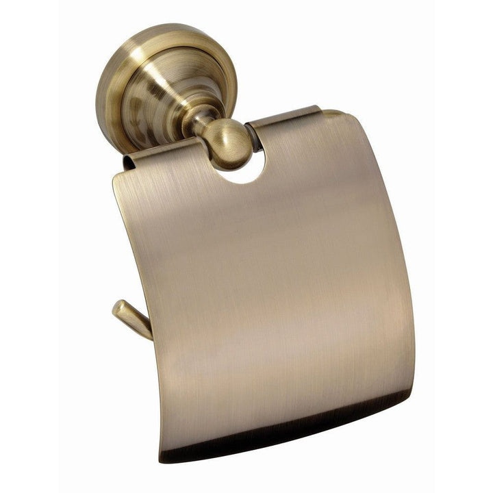 Duschbyggarna Toalettpappershållare Classic Brons / Med lock SKU DUB-C1204 EAN 7340138723079