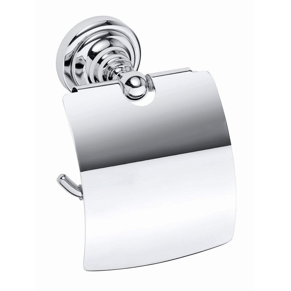 Duschbyggarna Toalettpappershållare Classic Krom / Med lock SKU DUB-C1304 EAN 7340138723451