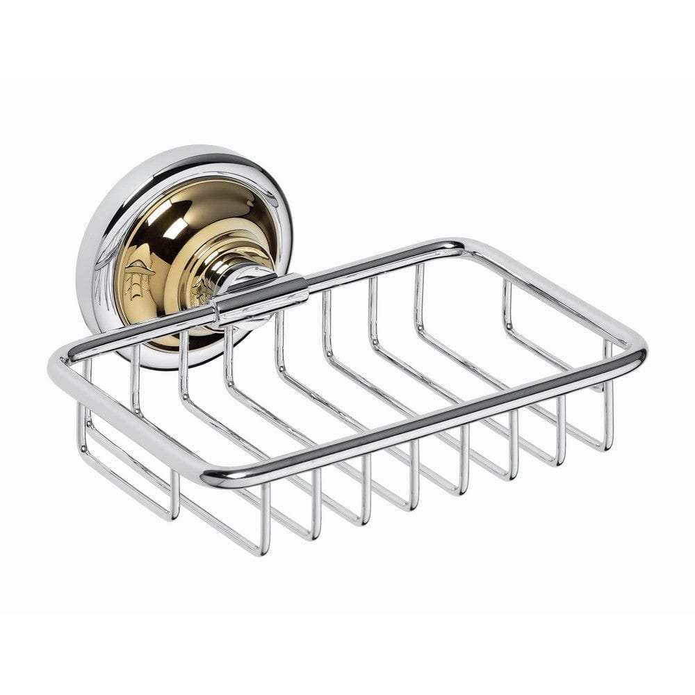 Duschbyggarna Tvålkorg Classic Krom/Guld SKU DUB-C1409 EAN 7340138723314