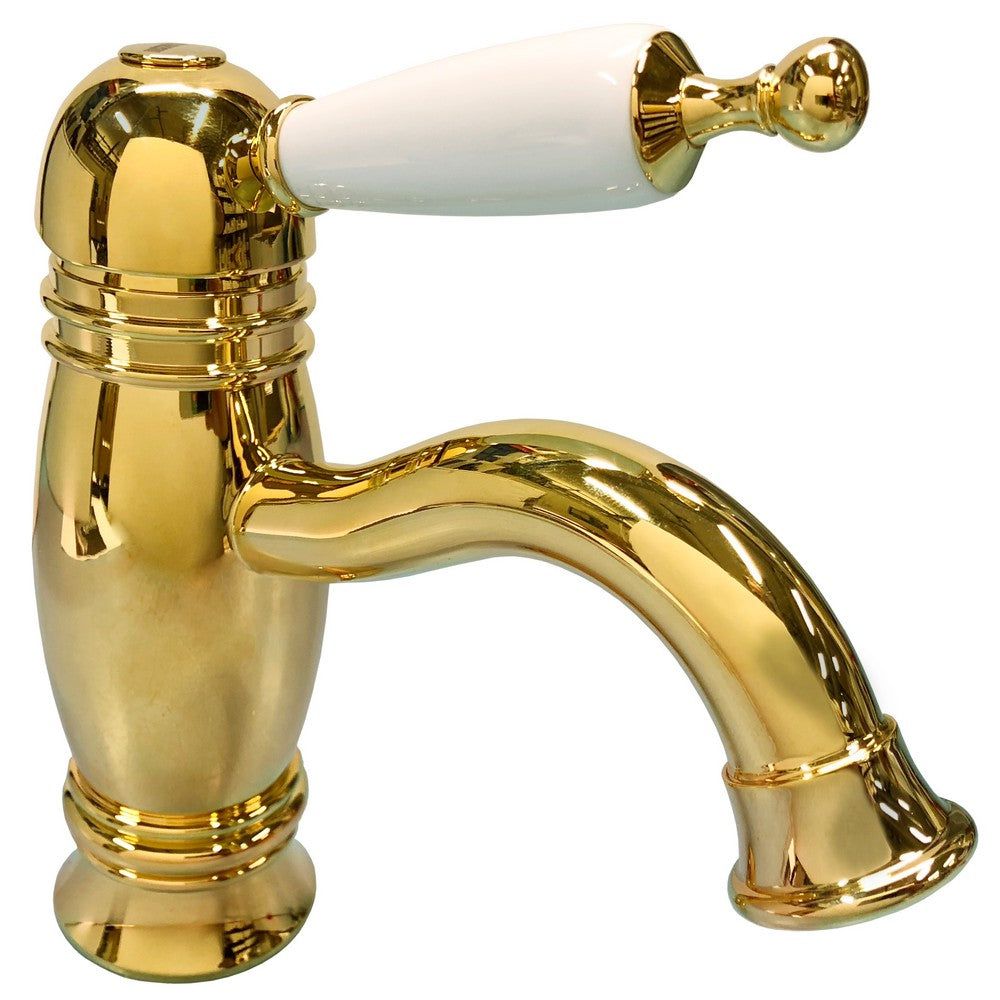 Duschbyggarna Tvättställsblandare Oxford 6319 Guld SKU DUB-6319DO-S EAN 7340138700728