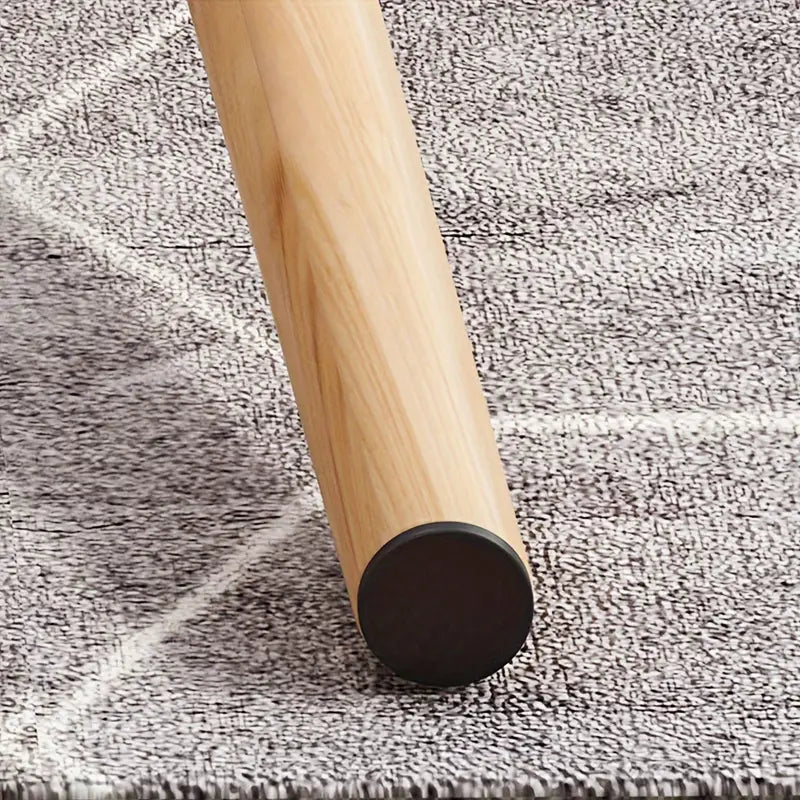 NNETM Minimalist Round White Coffee Table - Small and Space-Saving-1