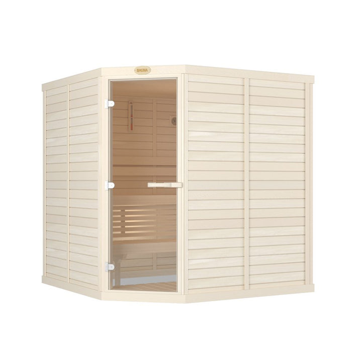 SAWO Indoor Sauna Standard Aspen corner