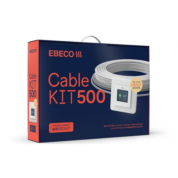 Ebeco Golvvärmekit Cable Kit 500 - Outlet 107m SKU SOL-8961091-OUTLET EAN 7330778610914