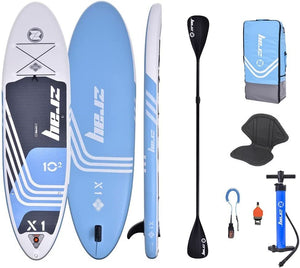 SUP Zray X-Rider X1 10'2'' Collection 2021 Kajak med dubbelpaddel och kajaksits