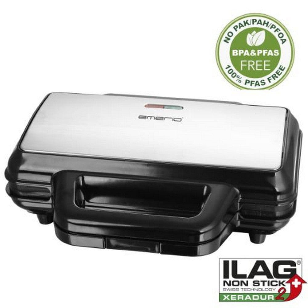 Emerio Smörgåsgrill PFAS-fri 900W SKU EMI-ST-127527.1 EAN 7333282009274