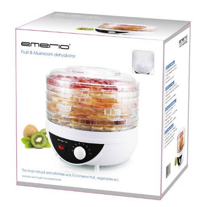 Emerio Svamp &amp; Frukttork 250W SKU EMI-FD-109543 EAN 7350034658498