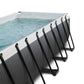 Exit Toys Pool Black Leather Medium med Filterpump + Tak