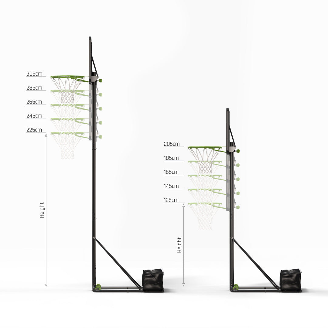 EXIT NovaStar Height-Adjustable Basketball Hoop