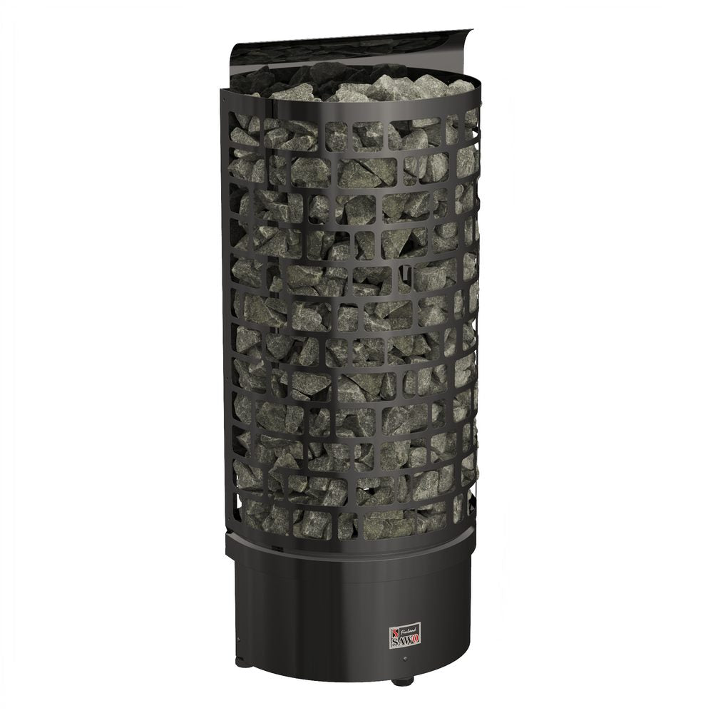 SAWO Electric Sauna Heater Tower Aries Wall Black 3P-1P