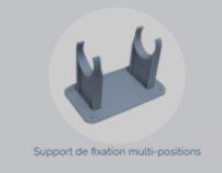 Monteringsfäste Poolex för Turbo Salt / Sel-In Salt klorinator