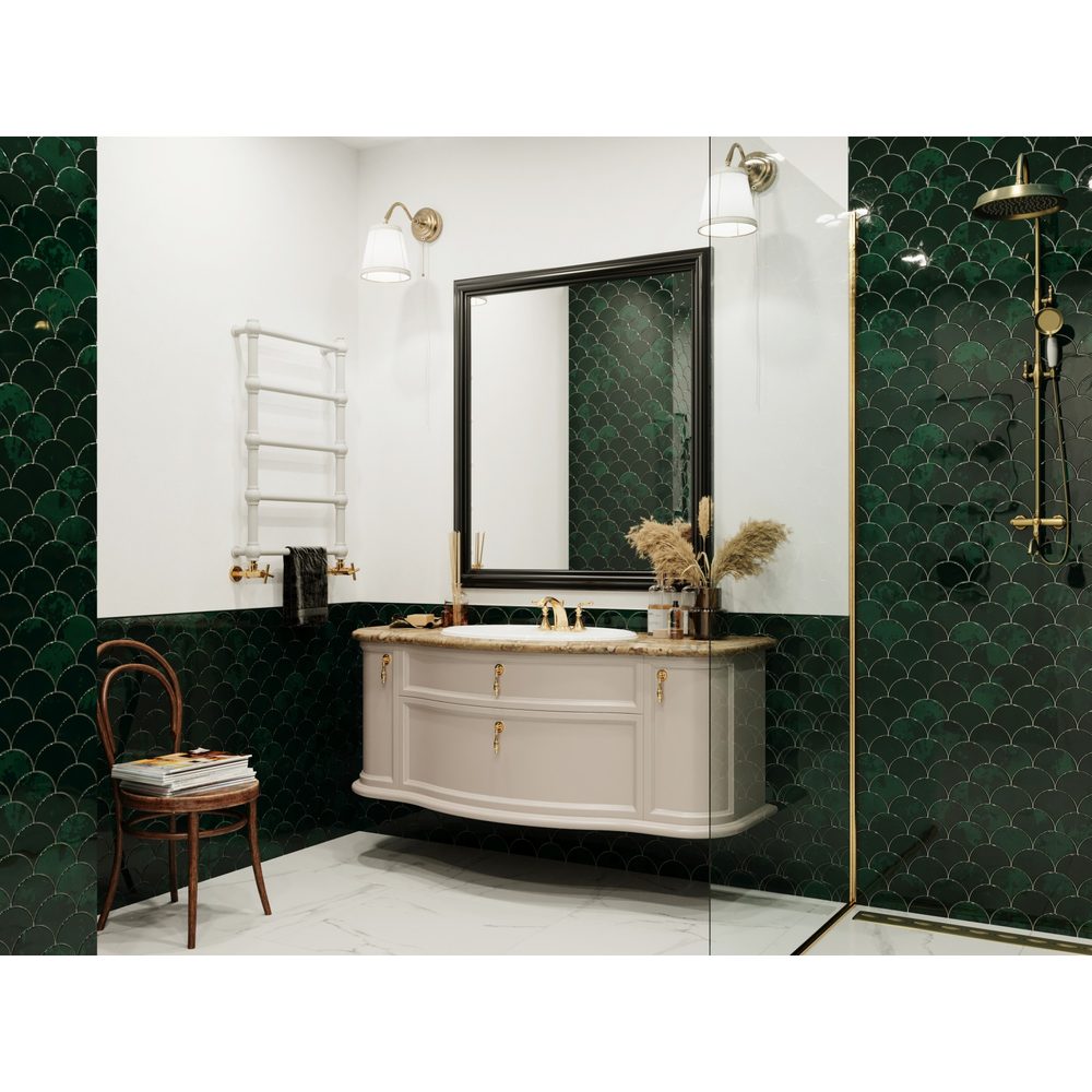 Duschbyggarna Retro Water-heated Towel Rail