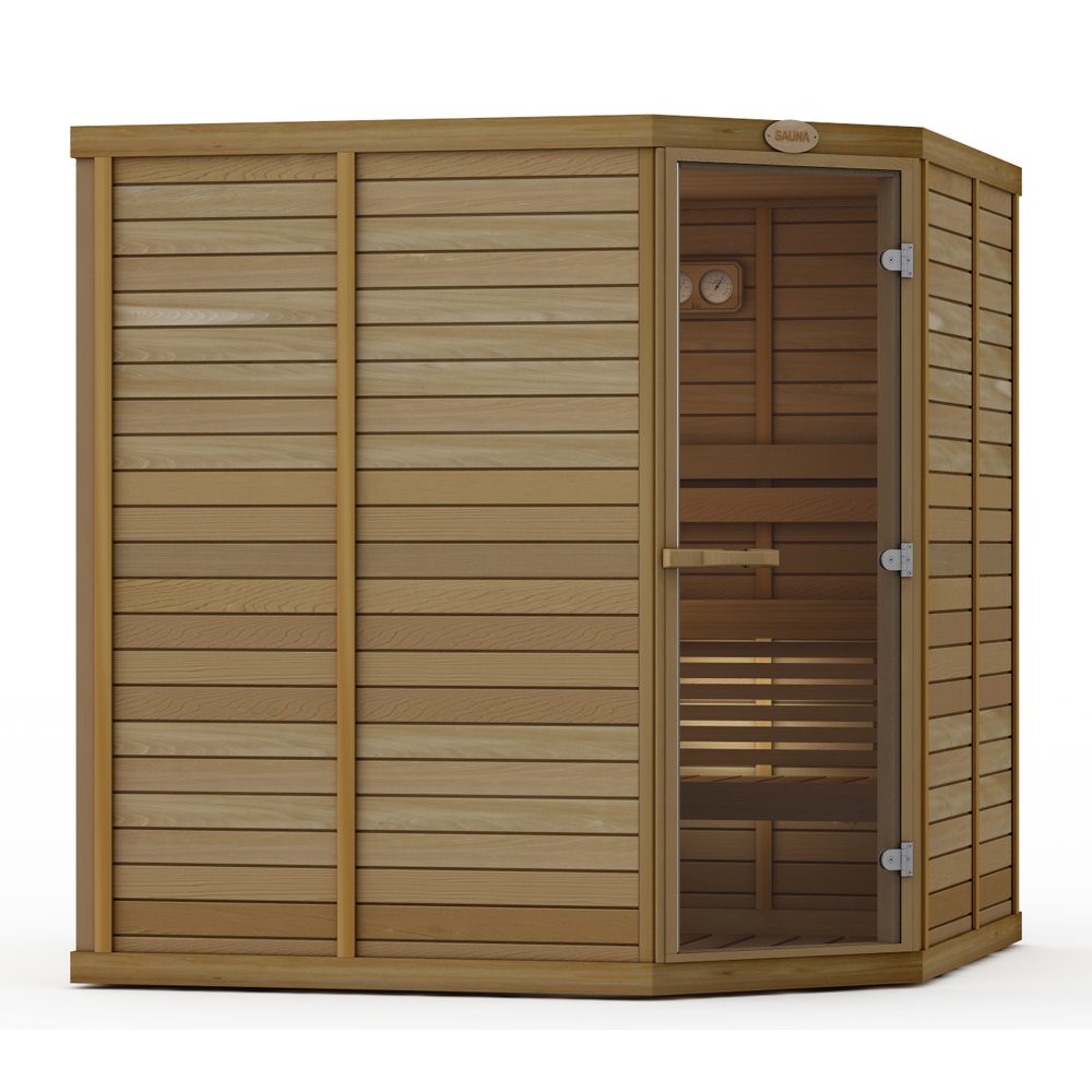 SAWO Indoor Sauna Standard Cedar Corner