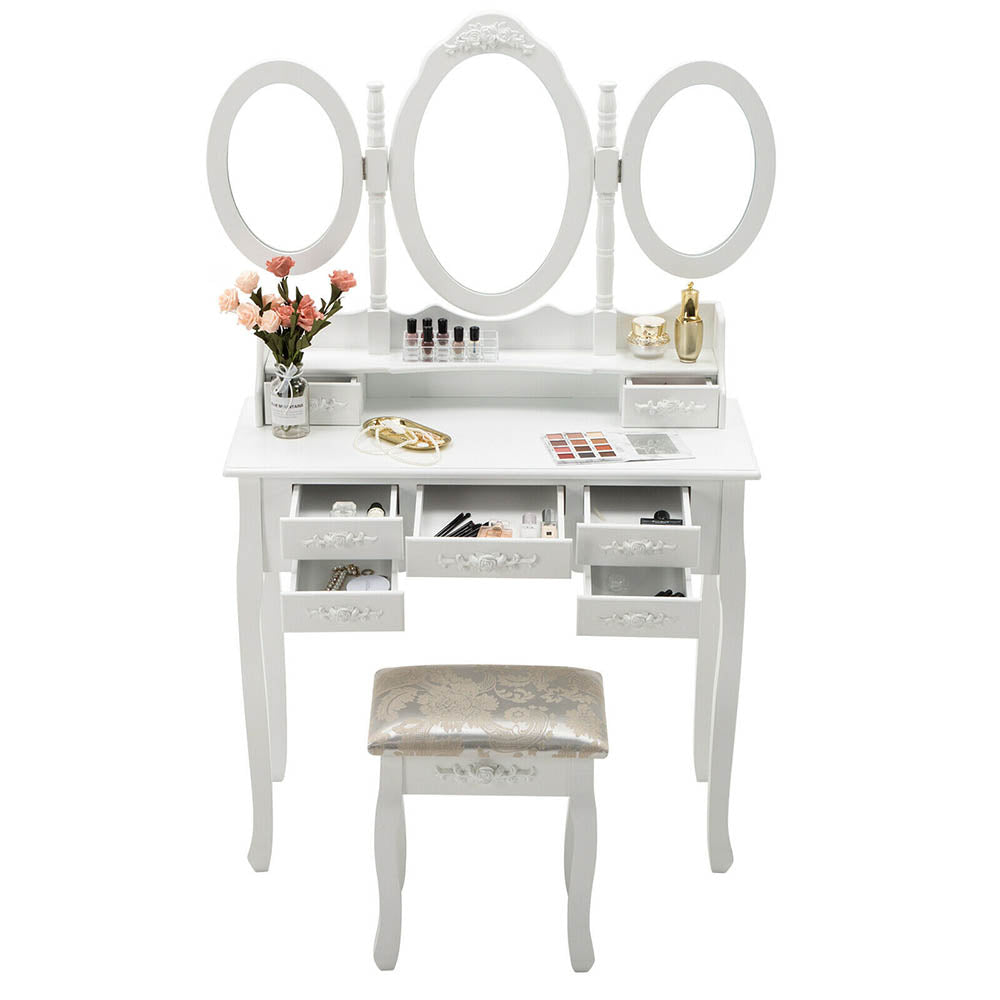 Sminkbord Milano – vit