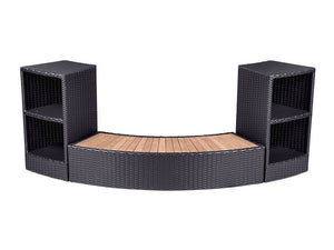 Uppblåsbar Whirlpoolmöbel Mountfield Cirkulär rotting