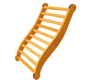 Comfort Ryggstöd i Abachi – Ergonomiskt Basturyggstöd för Infraröd & Traditionell Bastu