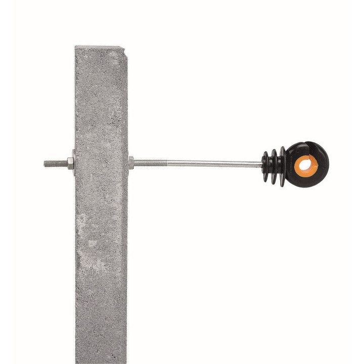 Gallagher Distanshållare XDI Ringisolator 20 cm / Rak för Metallstolpe / 10-pack SKU GAL-029006 EAN 8713235029006