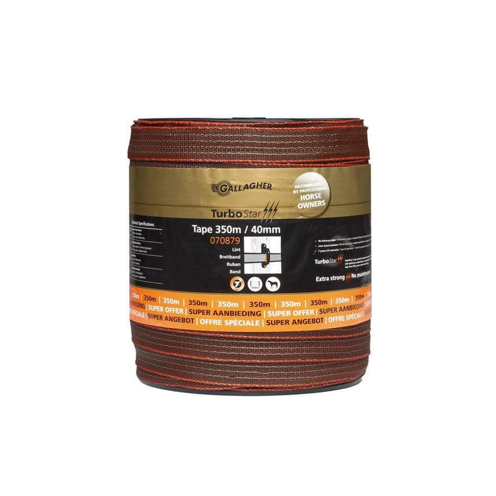 Gallagher Elstängsel band TurboStar Terra / 350m SKU GAL-070879 EAN 8713235070879