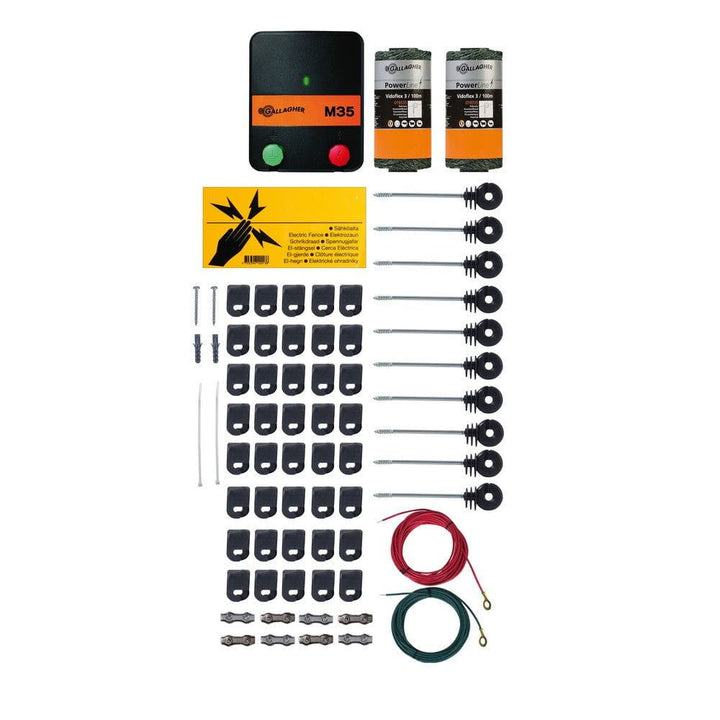 Gallagher Kattstaket &amp; Trädgårdssats M35 230V SKU GAL-083121 EAN 8713235083121
