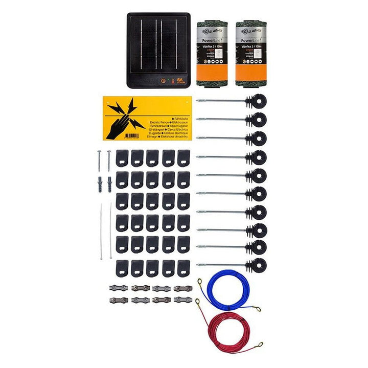 Gallagher Kattstaket &amp; Trädgårdssats S6 Solar SKU GAL-087433 EAN 8713235087433
