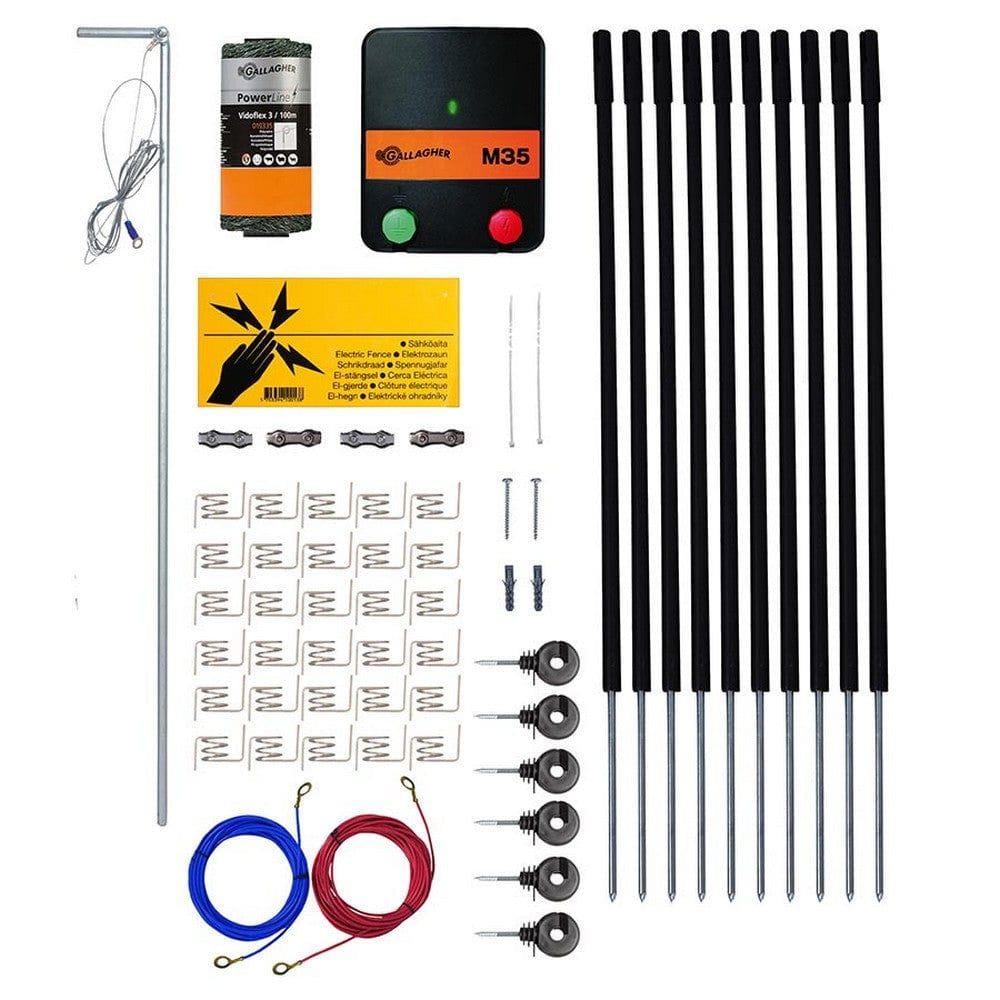 Gallagher Trädgård &amp; Dammsats M35 230V SKU GAL-083107 EAN 8713235083107