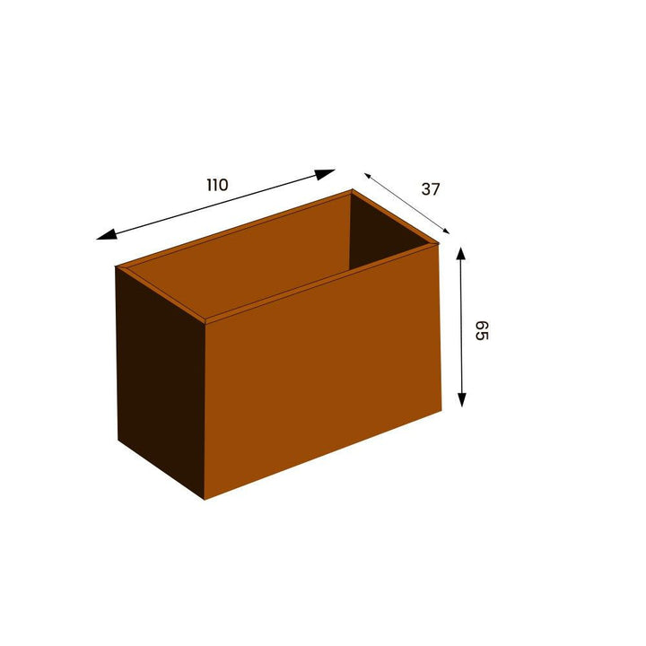 GrillSymbol Blomkruka Lilly Corten 110 cm SKU GRS-Lilly EAN 4744381018150