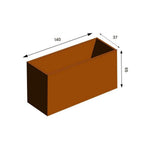 GrillSymbol Blomkruka Lilly Corten 140 cm SKU GRS-Lilly-XXL EAN 4744381010215