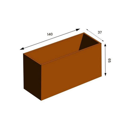 GrillSymbol Blomkruka Lilly Corten 140 cm SKU GRS-Lilly-XXL EAN 4744381010215