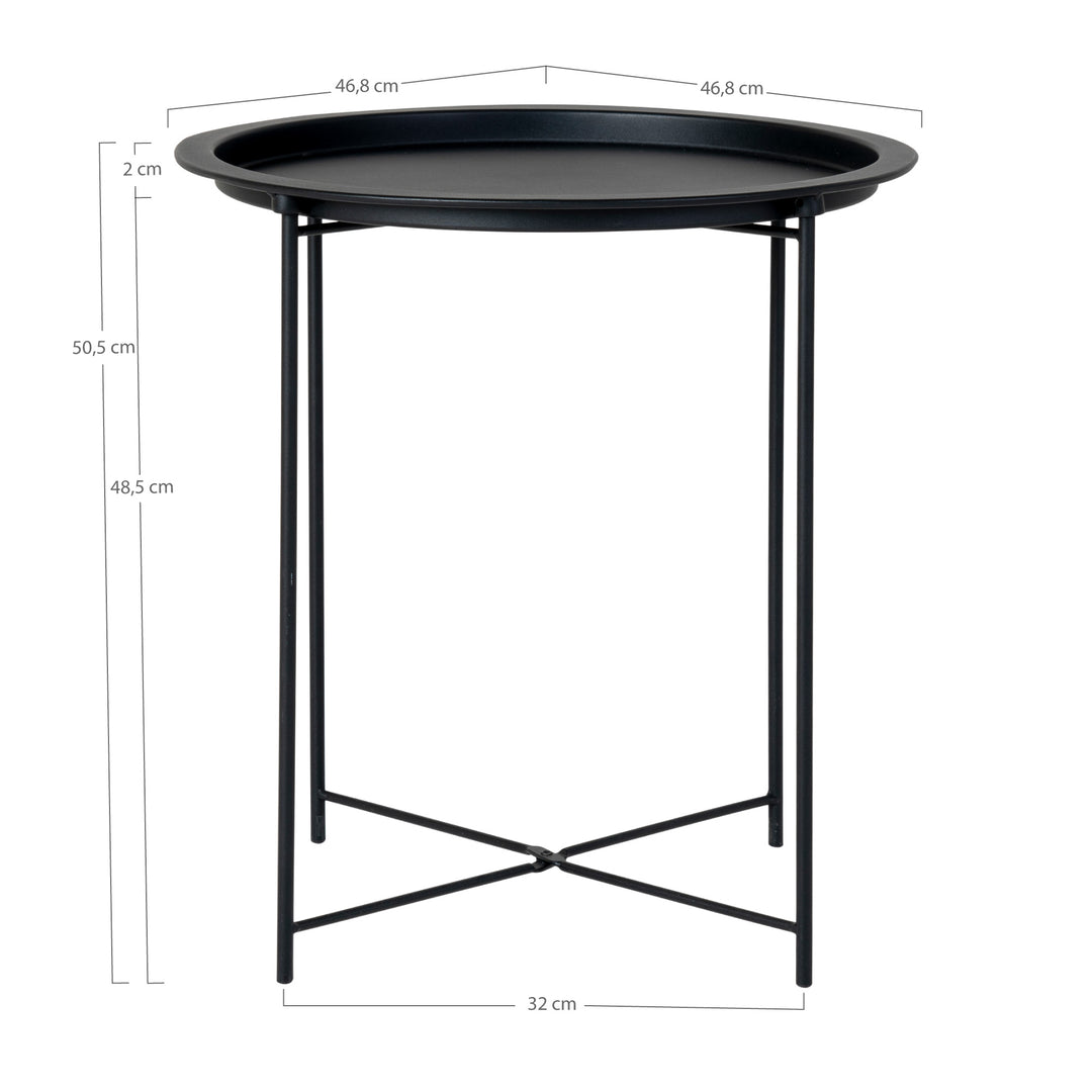 House Nordic Bastia sidobord – svart i miljö