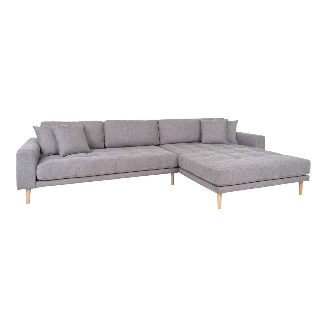 House Nordic Lido divansoffa ljusgrå höger – sidovy