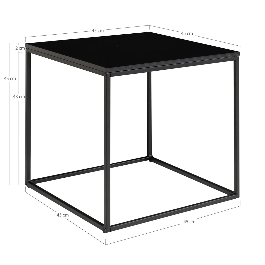 House Nordic Vita sidobord – svart i miljö
