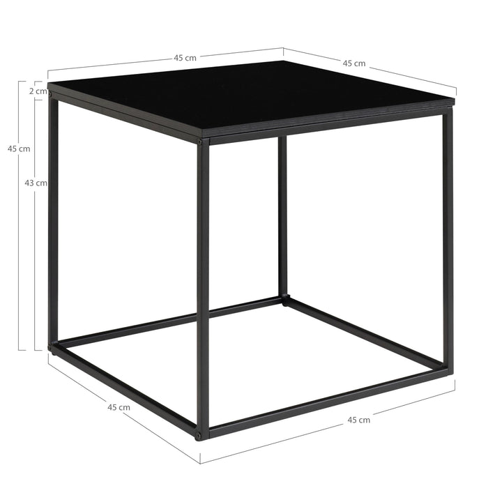 House Nordic Vita sidobord – svart i miljö