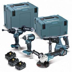 Makita Verktygspaket DLX4158TJ SKU EAN