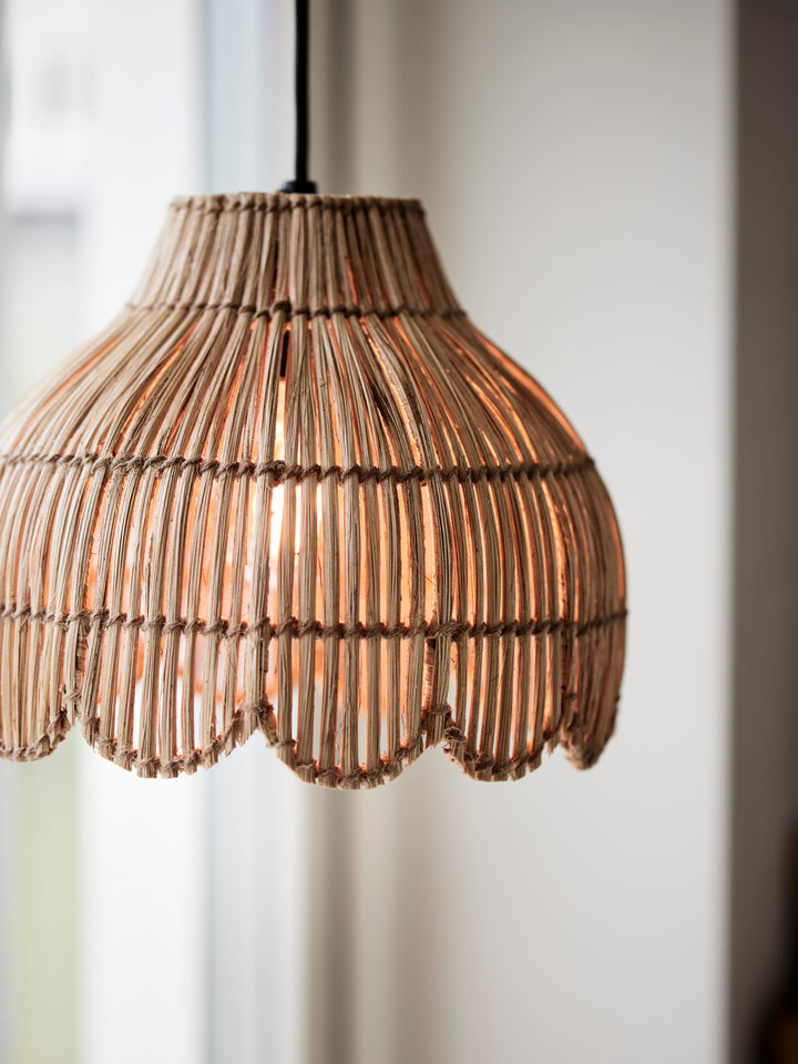 PR Home Pia taklampa natur 24 cm tänd detalj