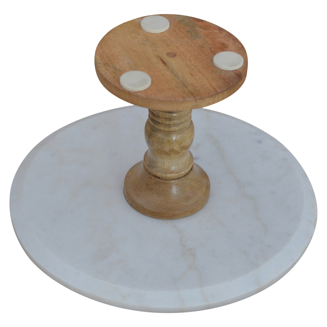 Cake Stand with Marble Top-3