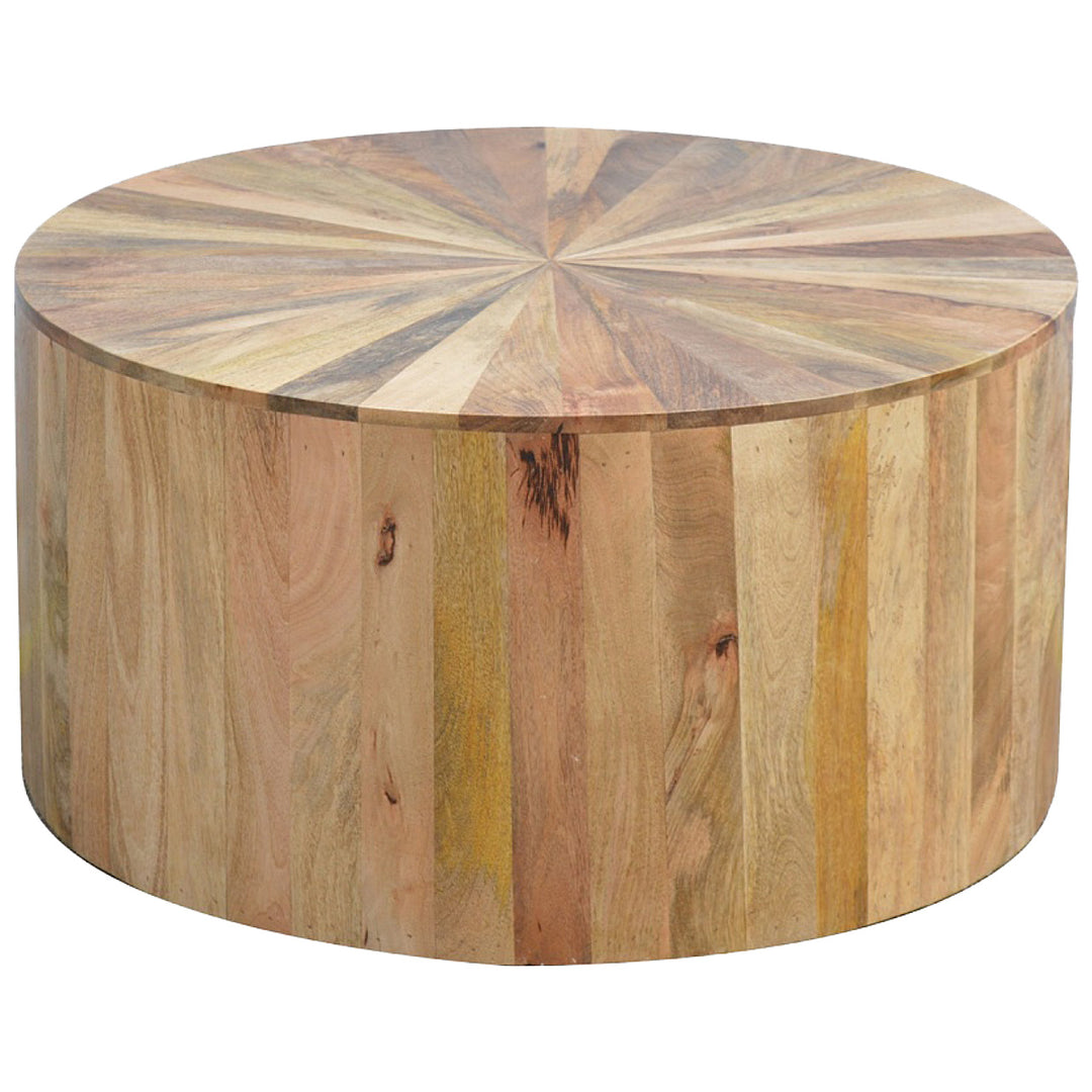 Round Wooden Coffee Table-6