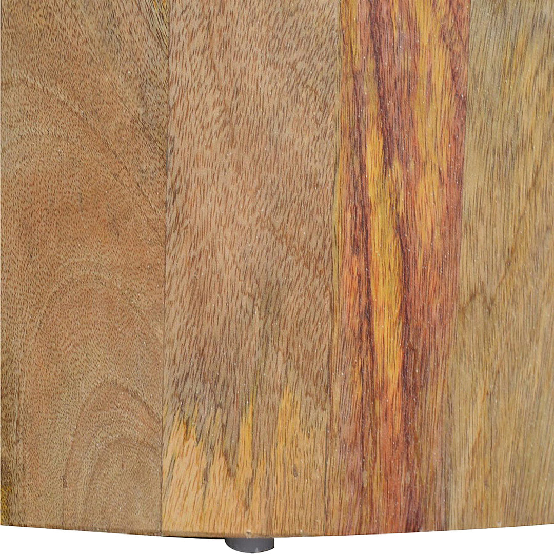 Round Wooden Coffee Table-7
