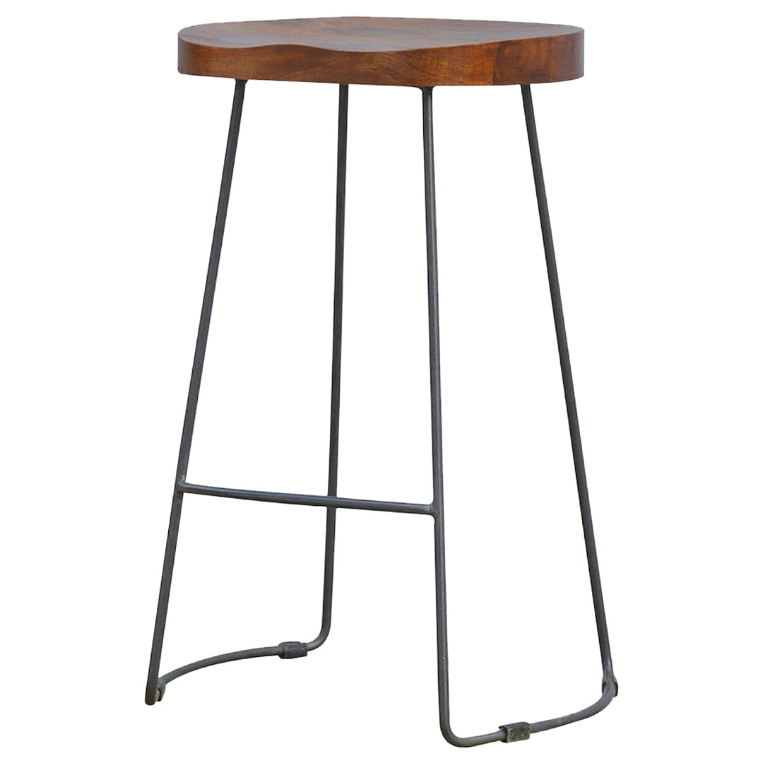Industrial Chunky Bar Stool-5