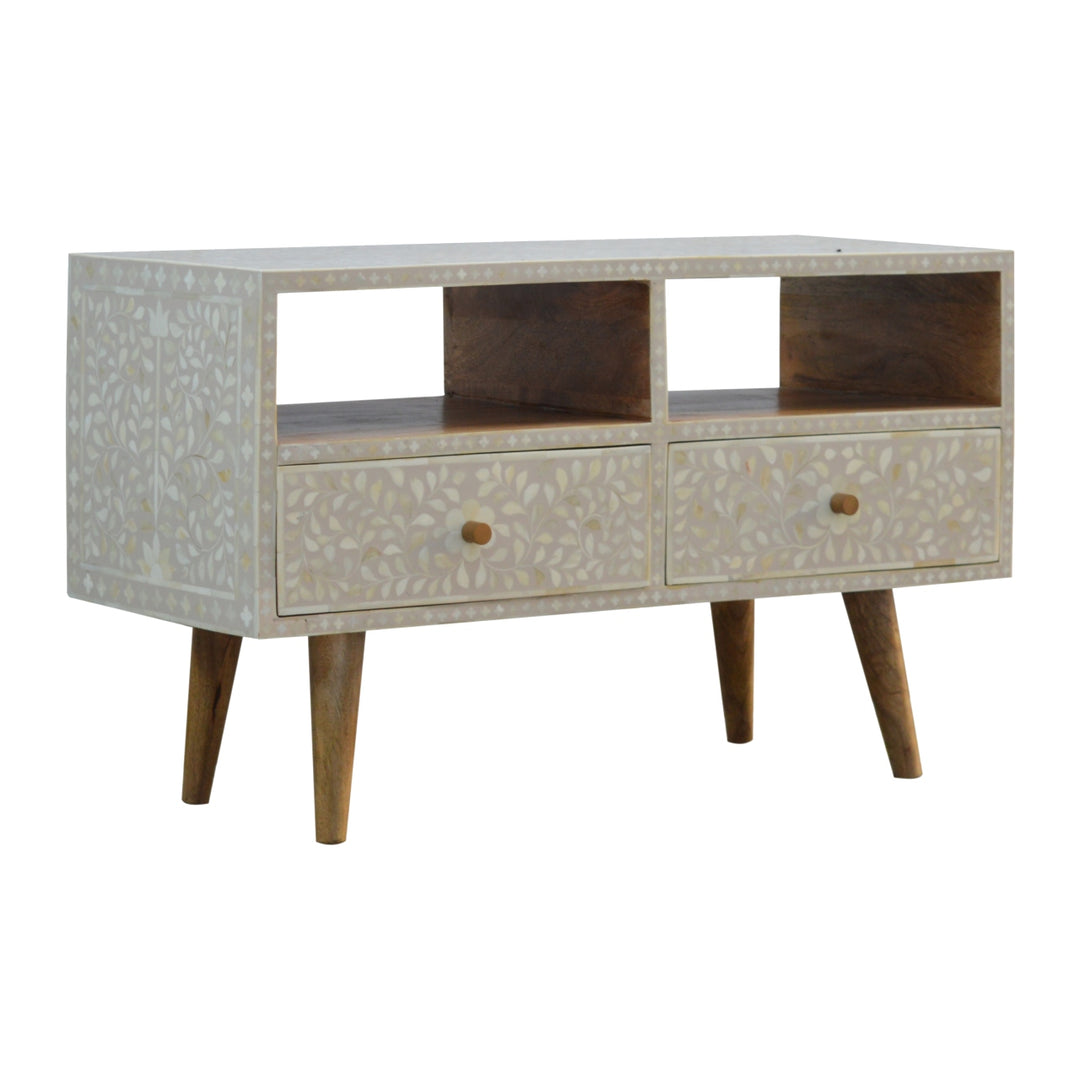 IN452 - Floral Bone Inlay Media Unit wholesalers