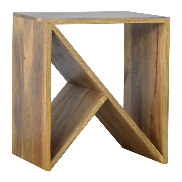 Geometric Library Side Table-1